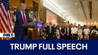 Trump delivers speech after guilty verdict