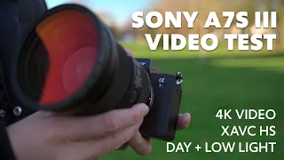 Sony A7S III Video Test - My FIRST Hands on Shoot. (Yes I'm excited) 4K  XAVC HS