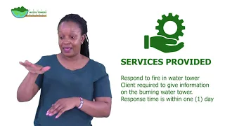 Kenya Water Towers Agency Service Charter explained in Sign Language