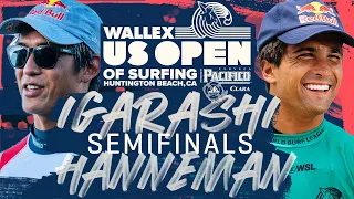 Kanoa Igarashi vs Eli Hanneman | Wallex US Open of Surfing - Semifinals Heat Replay