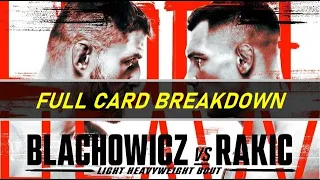 UFC Vegas 54: Blachowicz vs. Rakic - Full Card Breakdown & Predictions