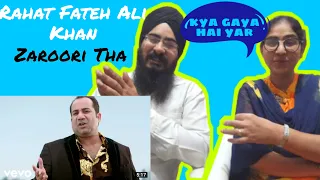 Couple Reaction On Zaroori Tha by Rahat Fateh Ali Khan | Emotional Song | Wah! Kya Gajab Gaya Hai