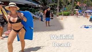 [4K] HAWAII | WAIKIKI BEACH | Virtual Walking Tour | Honolulu 2022 l