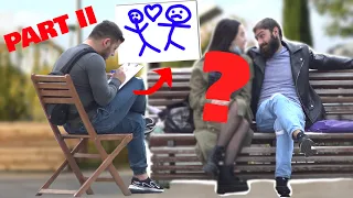 🔥ARTIST WITHOUT TALANT Paint stranger people✍️(PART II) - 😂AWESOME REACTIONS😂