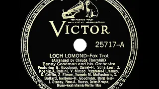 1937 Benny Goodman - Loch Lomond (Martha Tilton, vocal)