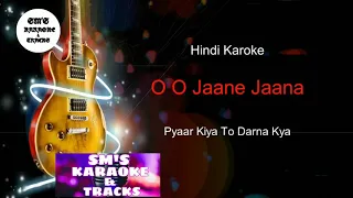 Oh Oh Jane Jaana || Karaoke || Track || Instrumental || With Lyrics || Pyaar Kiya To Darna Kya || HD