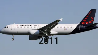 Brussels Airlines Airbus A320-200 Fleet History (2011-present)