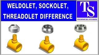 PIPING - Weldolet, Socoklet, Threadolet identification tutorial for beginners. Pipe fit up tutorials