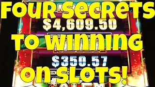 Four Secrets To Winning on Slot Machines • The Jackpot Gents