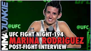 Marina Rodriguez defers next title shot to Carla Esparza | #UFCVegas39 post-fight interview