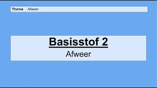 Havo 5 | Afweer | Basisstof 2 Afweer