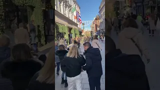 Last Christmas. Wham. Grafton Street, Dublin, Ireland.