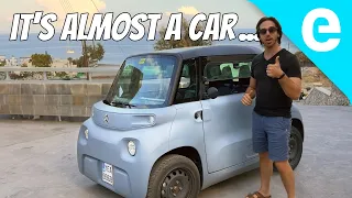 Electrek Review: Testing a tiny 8 HP Citroen Ami microcar