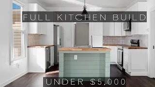 Complete DIY Kitchen Build for $5000  |  EPIC Budget Kitchen Makeover