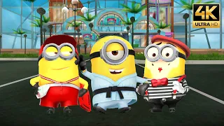 Despicable Me Minion Rush the Mall(Special Mission) with Lifeguard Martial Art n Mime Minions - 4K