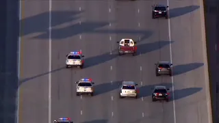 Police chase in the Phoenix area involving a suspect wanted for criminal speeding