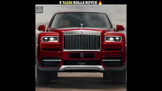 Top 5 Most Liked Rolls Royce Cars In World 🏍️ || Mr Unknown Facts || #shorts