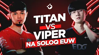 WORLDS 2021 🔥 O TITAN ENFRENTOU O AD CARRY DA EDG, VIPER, NA SOLOQ EUW