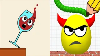 Spill It! | Draw To Smash - All Level Gameplay Android iOS Ep 1