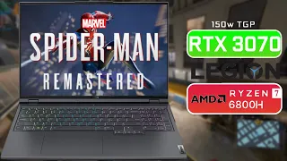 Spiderman Remastered PC | Legion 5 Pro 2022 | RTX 3070 Ti  + Ryzen 6800h | RTX ON