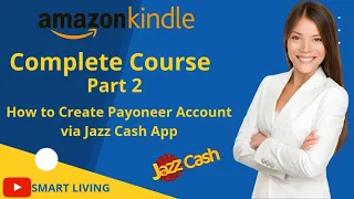 How to create Payoneer account using Jazz cash app.