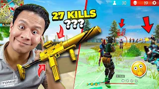 Only Mac10 Nonstop Battle 27 Kills Solo vs Squad Gameplay 👑 Tonde Gamer