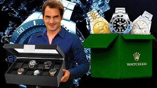 Roger Federer Flexing His Watch Collection