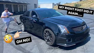 I BROKE THIS 650hp CADILLAC CTS-V V2 IN 30 SECONDS…..