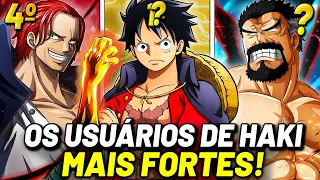 OS 10 USUÁRIOS DE HAKI MAIS FORTES EM ONE PIECE DO MAIS FRACO AO MAIS FORTE