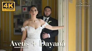 Avetis + Dayana Wedding 4K UHD Highlights at Grand Venue st Marys Church and Knglsey House