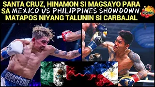 Santa Cruz, Hinamon Si Magsayo Para Sa Mexico Vs Philippines Showdown, Matapos Talunin Si Carbajal