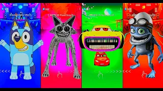 Bluey Bingo 🆚️ Zoonomaly 🆚️ Mcqueen Eater🆚️ Crazy Frog Music Gameplay
