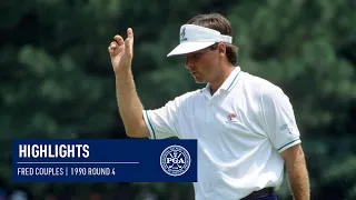 Fred Couples Battles for the Title in Round 4 | 1990 PGA Championship
