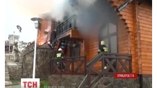 У селі Поляниця згорів готельний комплекс, який приписують  молодшому сину Януковича