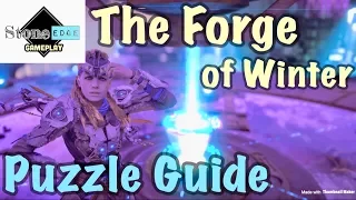 Horizon Zero Dawn: The Frozen Wilds - The Forge Of Winter Restore CYAN Puzzle Guide