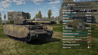 Panzer IV. H Gameplay | War Thunder Mobile Gameplay | No Commentary