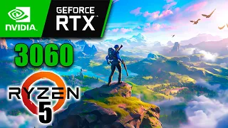 Fortnite: RTX 3060 12GB & RYZEN 5 5600G Benchmark 1080p (All Settings - Dlss On/Off)