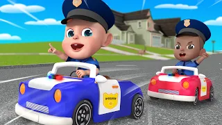 I'm a Police Officer - Police Song - Wheels on the bus | Rosoo Kids Song & Nursery Rhymes