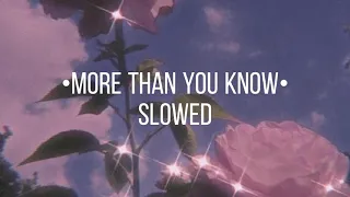 More than you know slowed - Axwell / Ingrosso