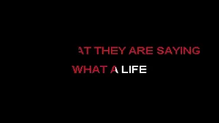 Scarlet Pleasure - What A Life [HOMEMADE KARAOKE] with Vocal