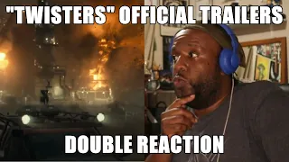 DOUBLE REACTION | TWISTERS - Official Trailer 1 & 2