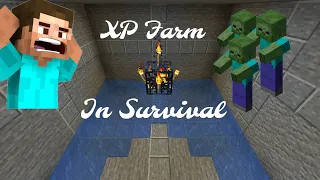 MADE A XP FARM IN MINECRAFT SURVIVAL | EP-11