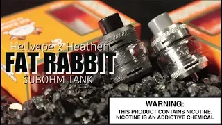 Hellvape X Heathen "FAT RABBIT" Subohm Tank ~Vape Subohm Tank Review~