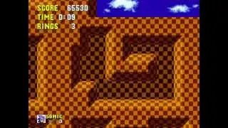 Sonic the Hedgehog - Green Hill Zone Act 2 Speedrun in 0:13 [WR]