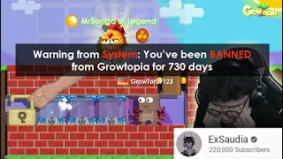 ExSaudia Got BANNED + EXPENSIVE FREE BFG PRANK 5😅😅 | GrowTopia