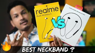 Oneplus Bullets Wireless Z2 ANC Vs Realme Buds Wireless 3 Detailed Comparison || Best Neckband 2023