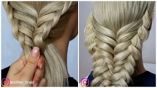 Double Pull Through Braid Tutorial #shorts