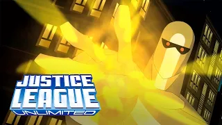 Gold Amazo lose the fight against Solomon Grundy | Justice League Unlimited