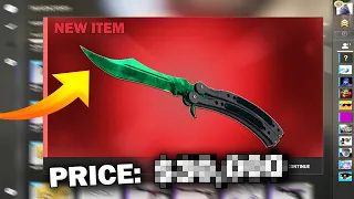 He unboxed a RARE "EMERALD" Knife..