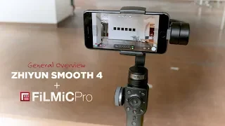 How Is Using the SMOOTH 4 Gimbal with FiLMiC PRO?